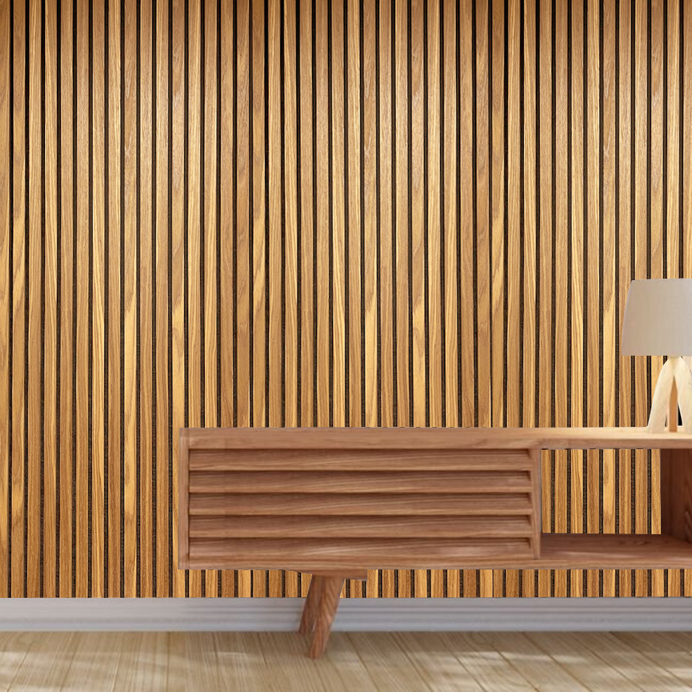 White Oak Solid Wood Slat Wall Panels - for Sale, Buy Online