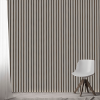 Grey Oak Acoustic Slat Wood Panel Wall – 100% Real Oak Finish