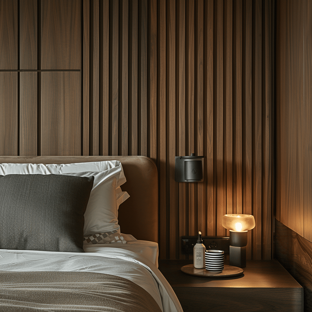 Walnut Premium Slat Tambour Wood Panels - Image 5